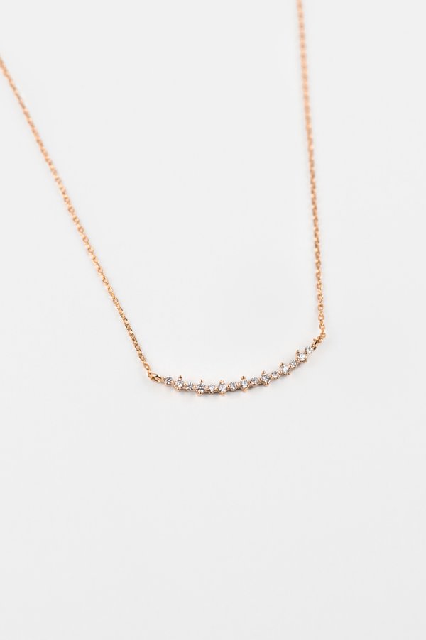 Maria Necklace in Rose Gold 