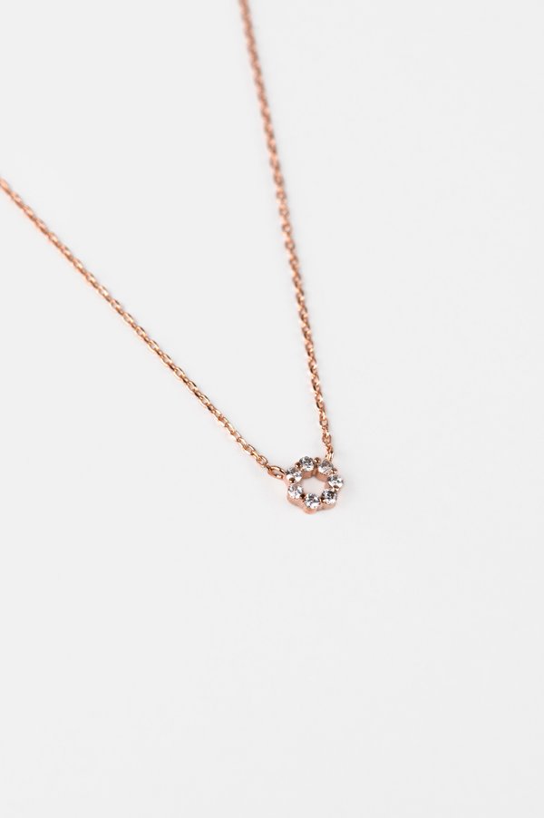 Charlotte Necklace in Rose Gold