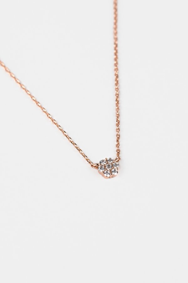 Dominique Necklace in Rose Gold