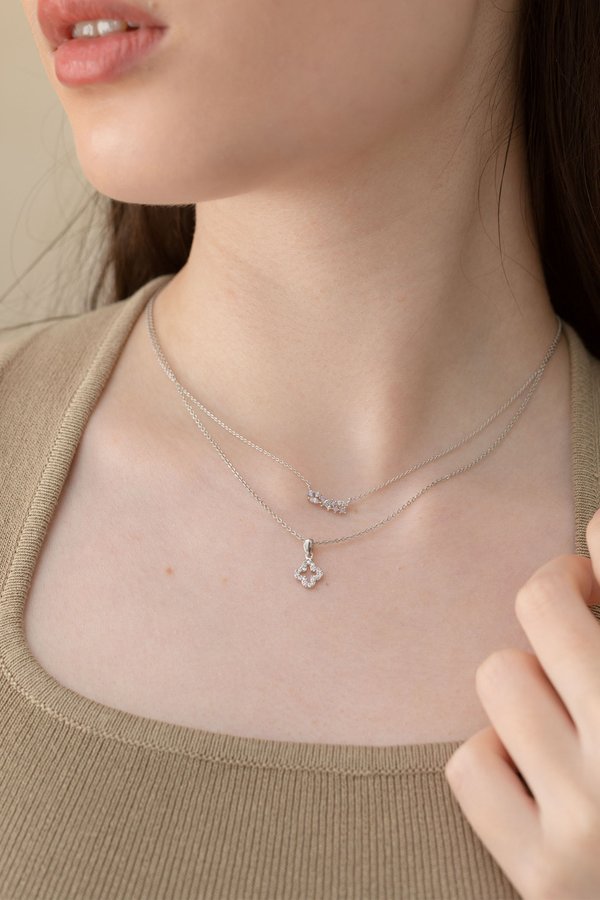 Ximena Necklace in Silver 