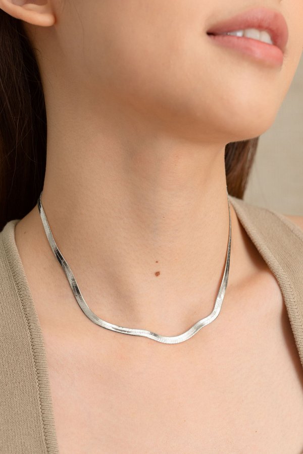 Mallory Necklace in Silver *SALE