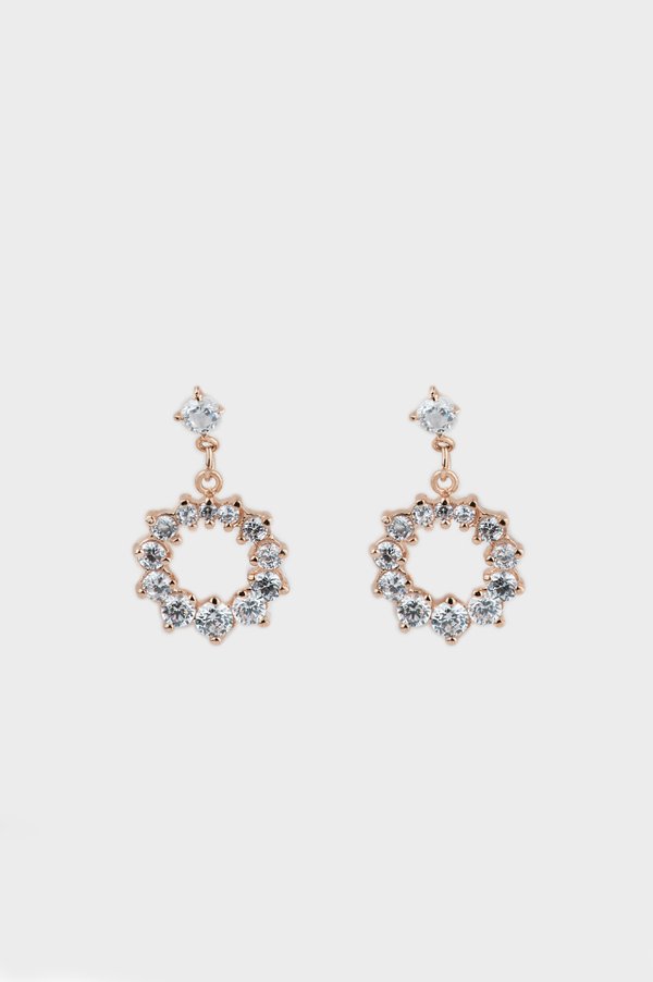 Khloe Earrings in Rose Gold