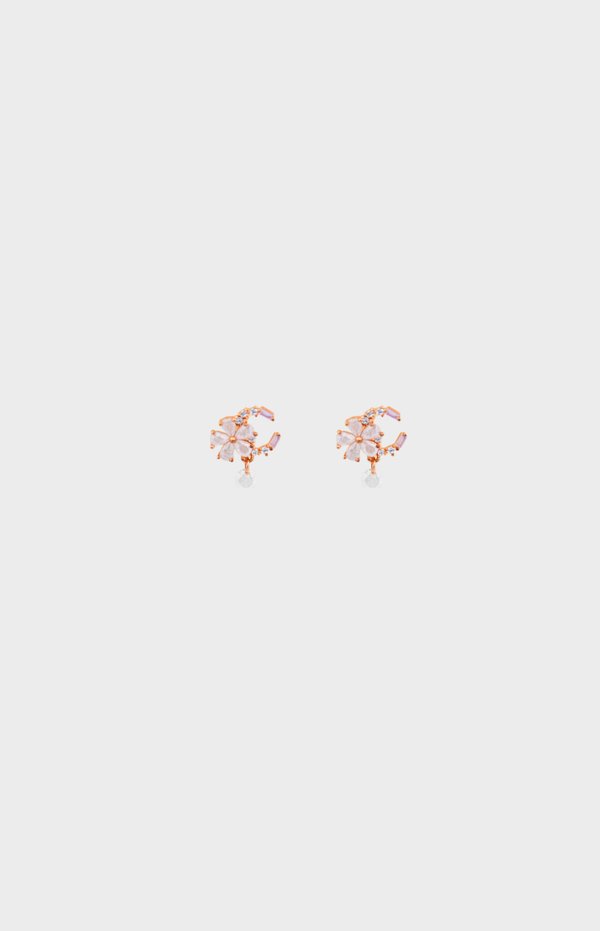 Calantha Earrings In Rose Gold