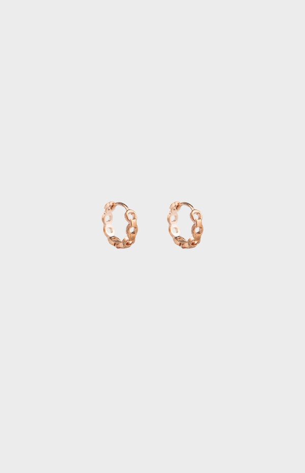 Candice Earrings in Rose Gold