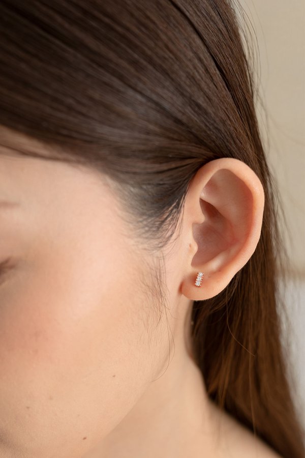 Regina Earrings in Rose Gold
