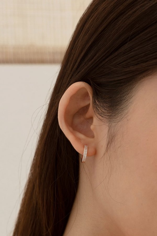 Bellatrix Earrings in Rose Gold