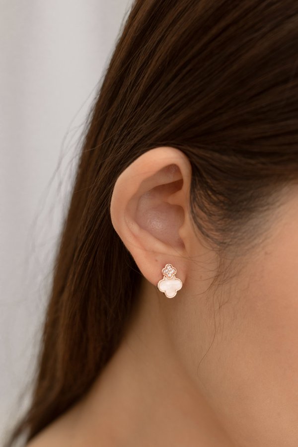 Arwen Earrings in Rose Gold