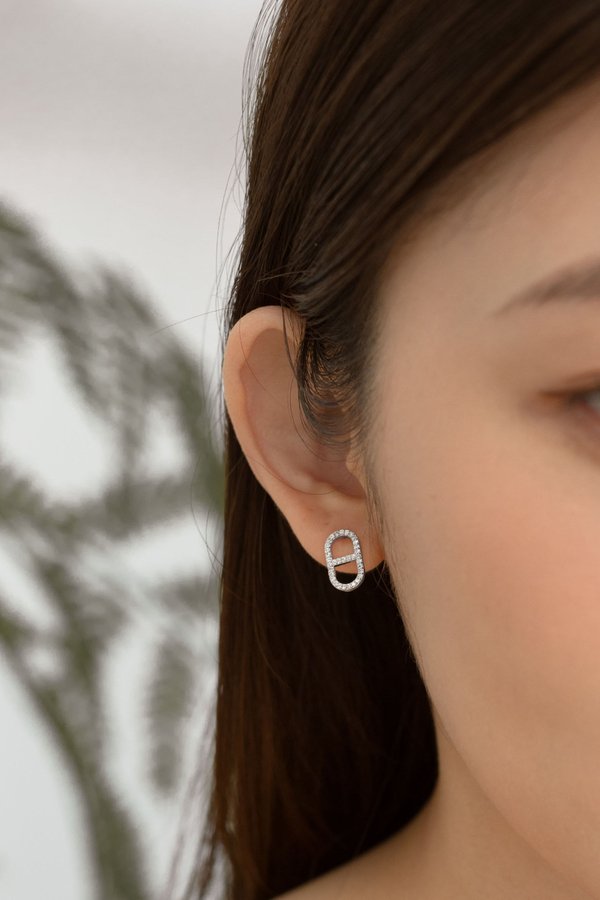 Maple Earrings in Silver