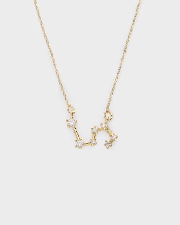 Scorpio Constellation Necklace in Gold