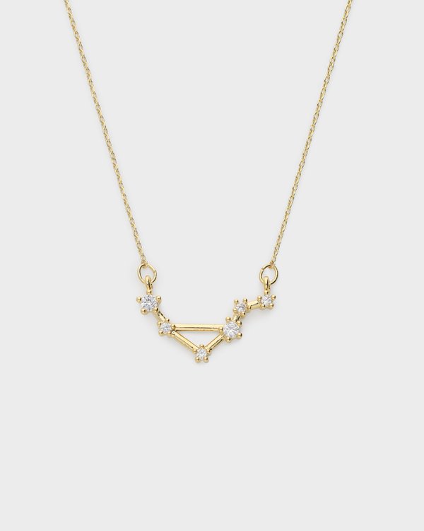 Libra Constellation Necklace in Gold