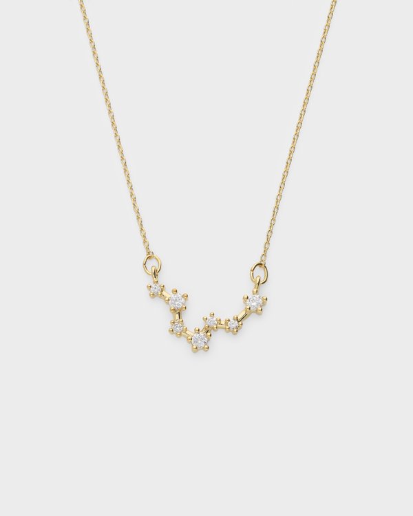 Sagittarius Constellation Necklace in Gold