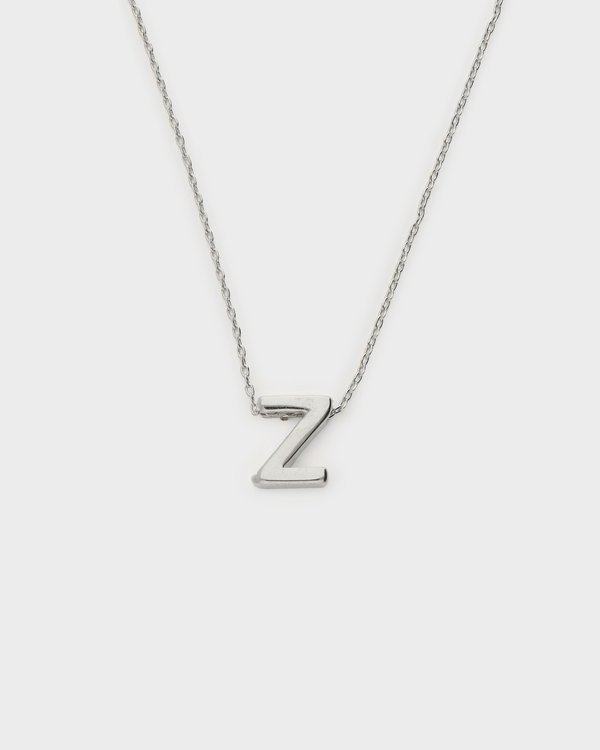 Initial ‘Z’ Necklace in Silver