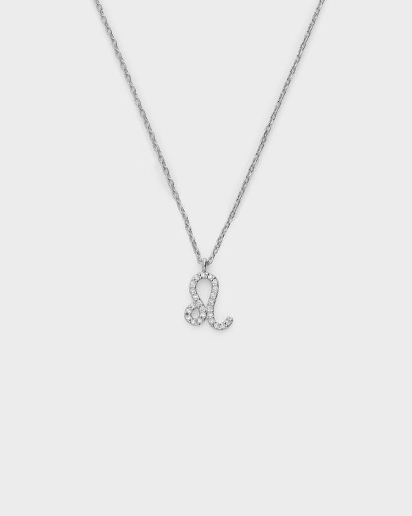 Leo Horoscope Necklace in Silver