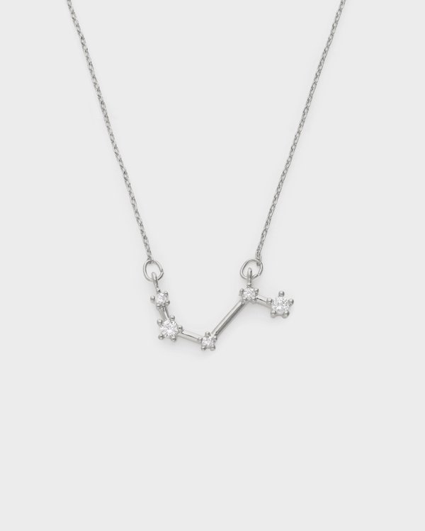 Aries Constellation Necklace in Silver