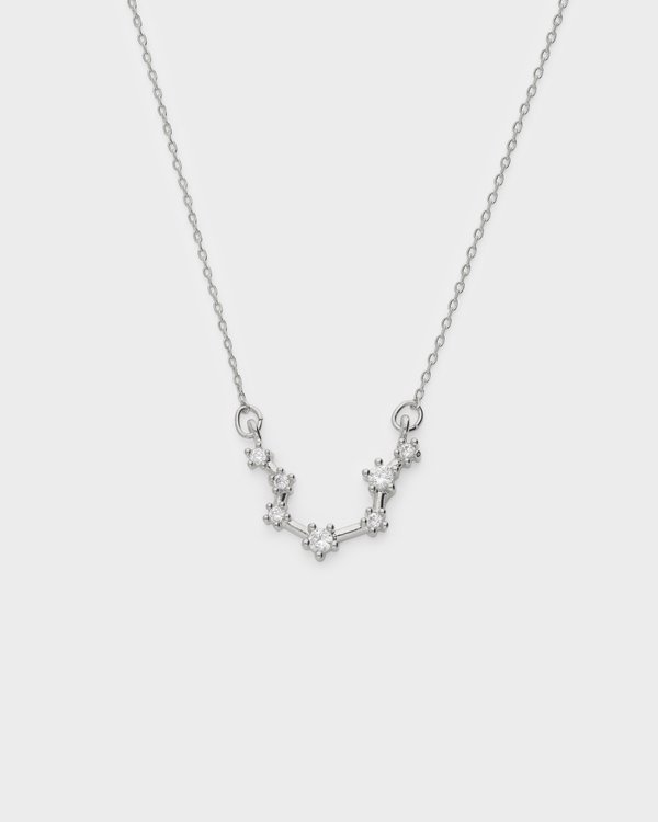 Leo Constellation Necklace in Silver