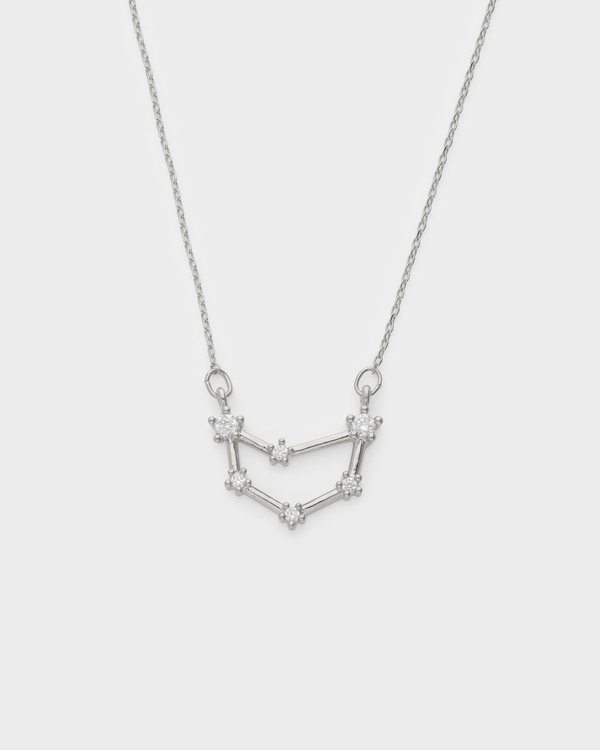 Capricorn Constellation Necklace in Silver