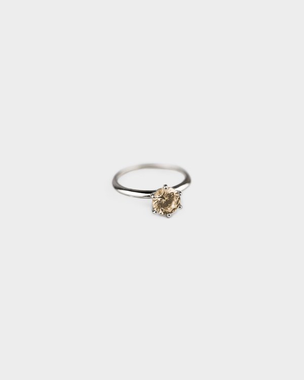 Solitaire Ring in Champagne (Size 15)
