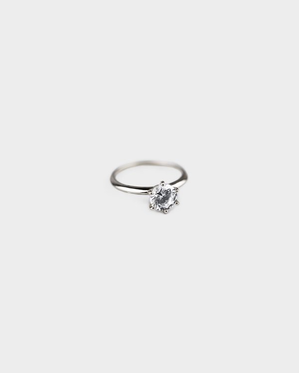 Solitaire Ring in Diamond (Size 15)
