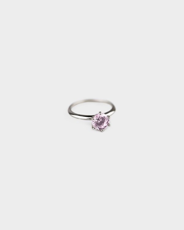 Solitaire Ring in Light Rose (Size 15)