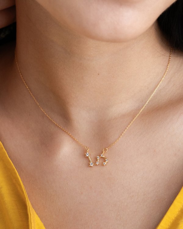 Scorpio Constellation Necklace in Gold