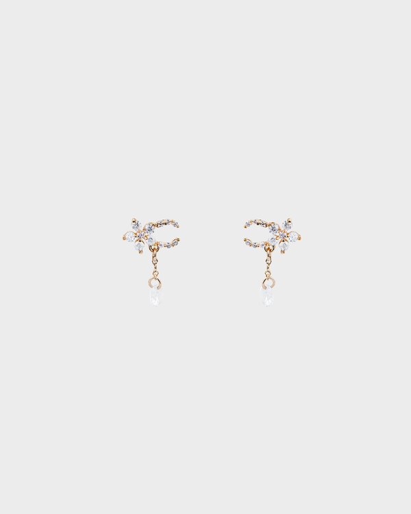 Olive Earrings in Rose Gold