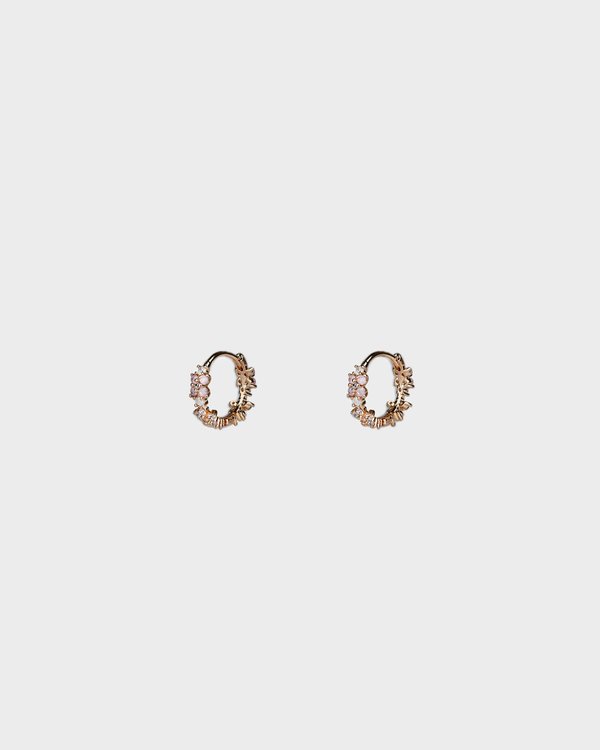 Sara Earrings in Rose Gold