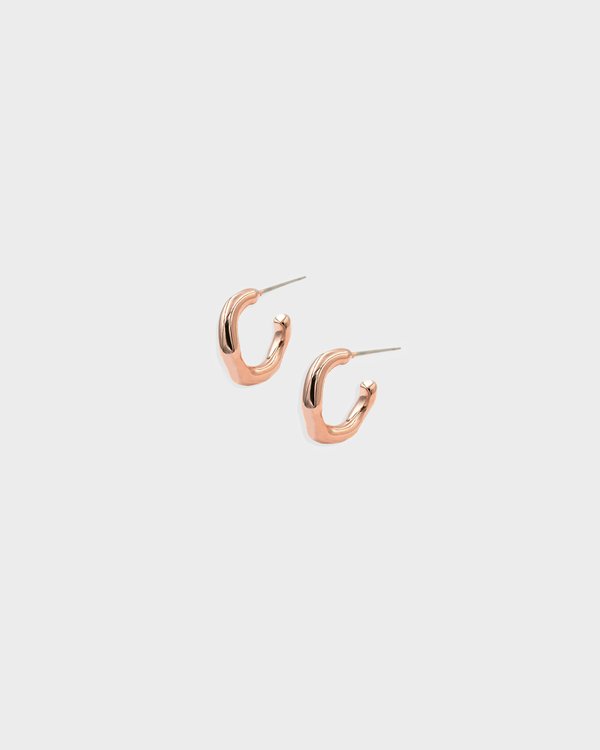 Teagan Earrings in Rose Gold 