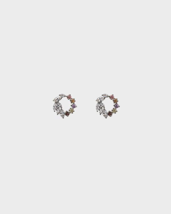 Alaina Earrings in Silver