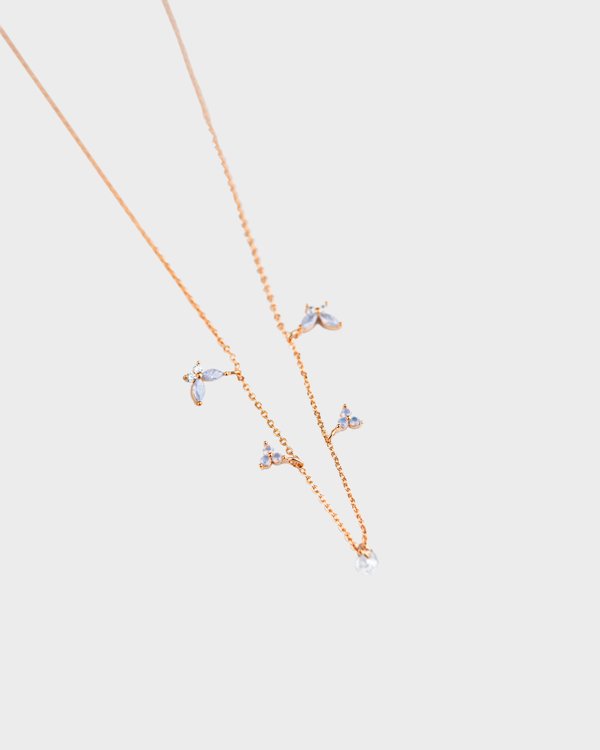 Piper Necklace in Rose Gold 