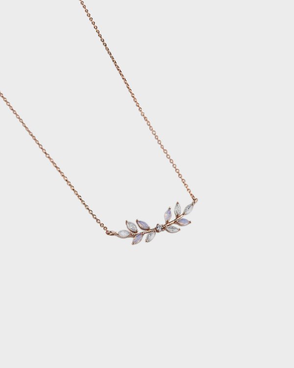 Everleigh Necklace in Rose Gold