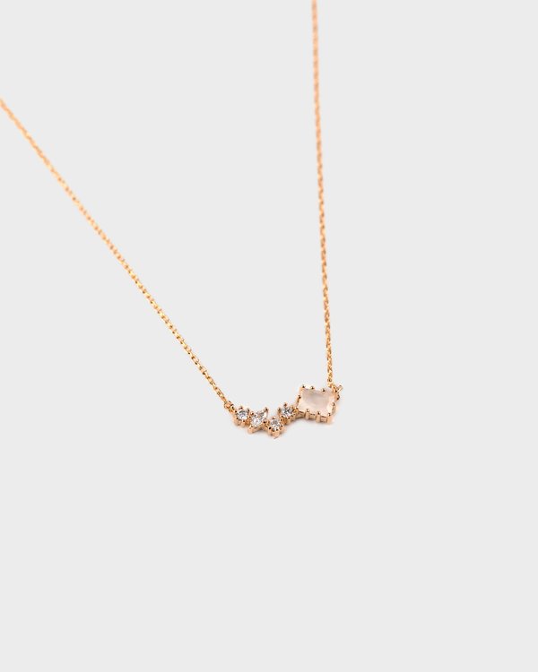 Infinity Necklace in Rose Gold