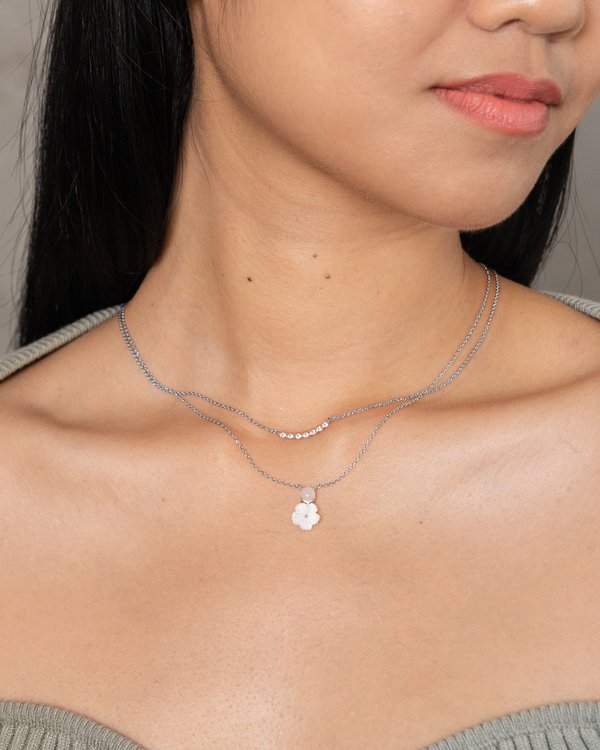Quinn Necklaces in Silver