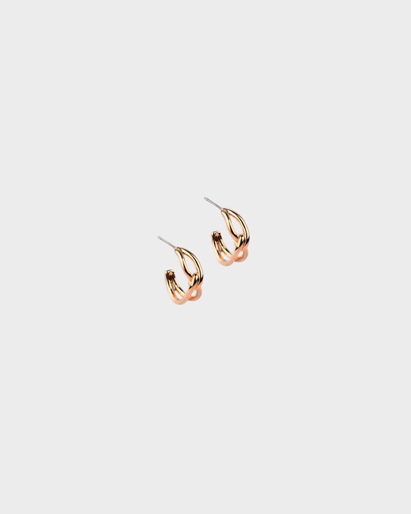 Dhalia Earrings in Rose Gold