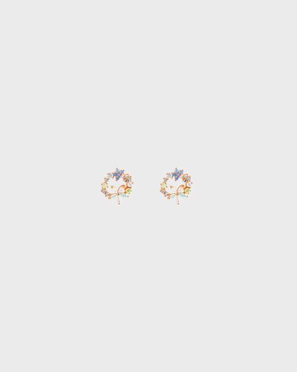 Calantha Earrings In Rose Gold