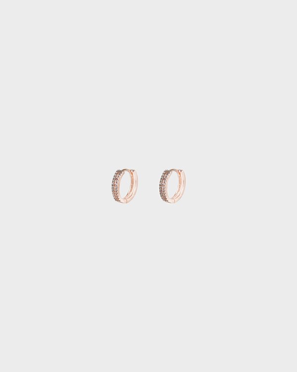 Quincy Earrings in Rose Gold