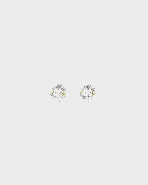 Calantha Earrings In Silver