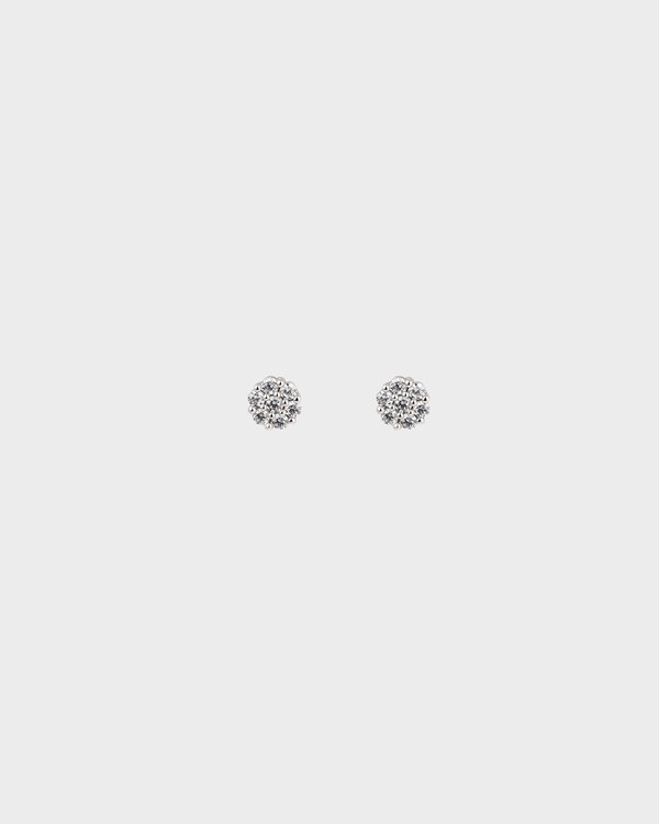 Alyson Earrings in Rhodium