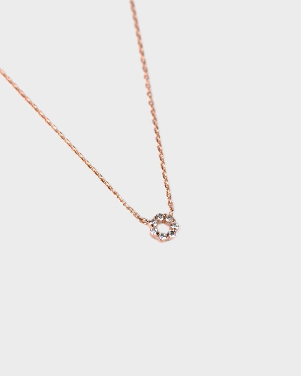 Charlotte Necklace in Rose Gold