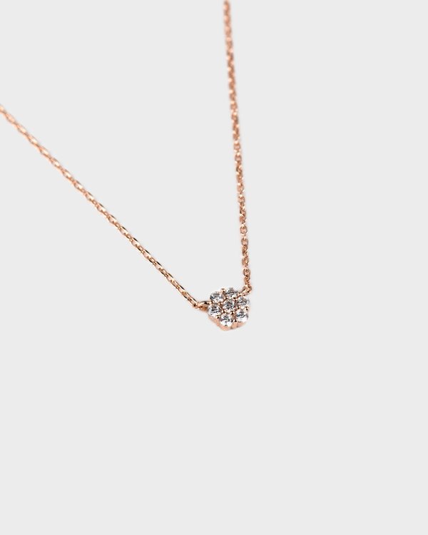 Dominique Necklace in Rose Gold