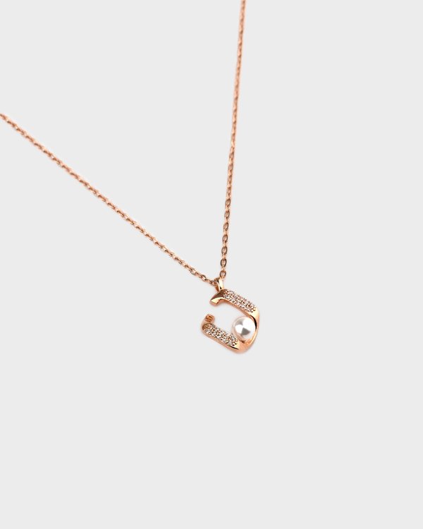 Amabelle Necklace in Rose Gold