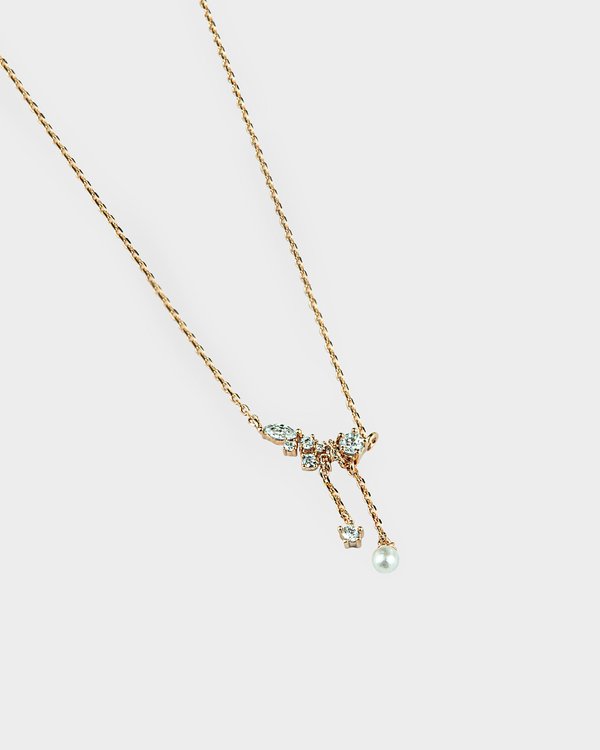 Bell Necklace in Rose Gold 