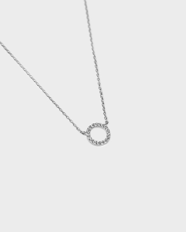 Carrie Necklace in Silver