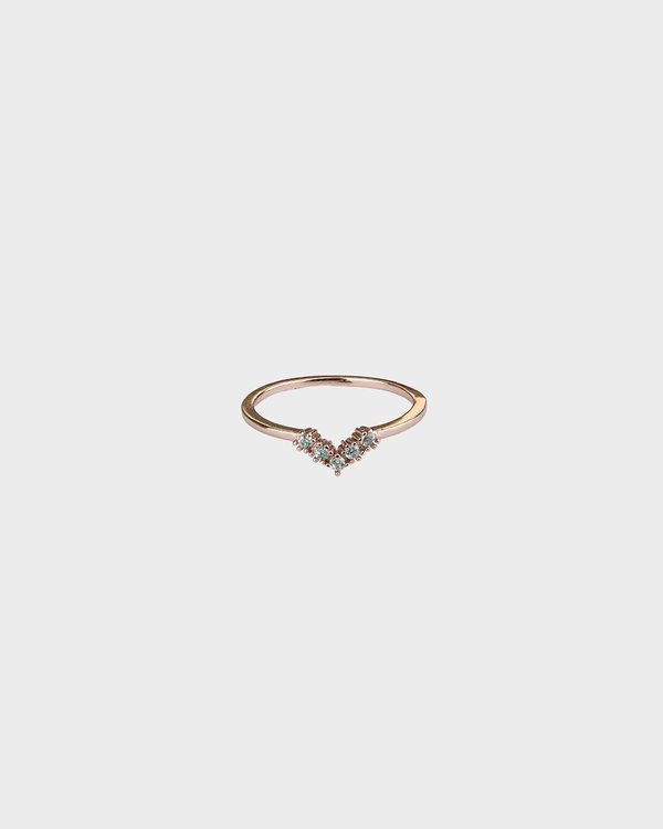 Meadow Ring in Rose Gold (Size 17)