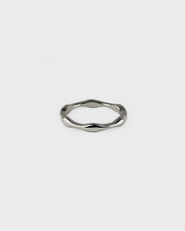 Kamiyah Ring in Rhodium (Size 17)