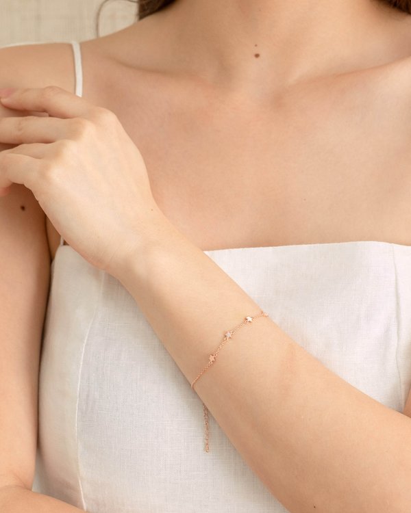 Oona Bracelet in Rose Gold 