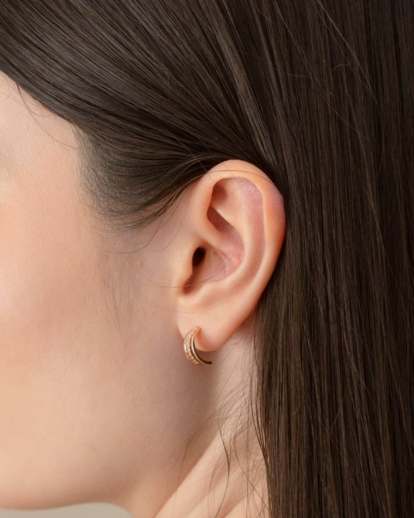 Elisa Earrings in Rose Gold