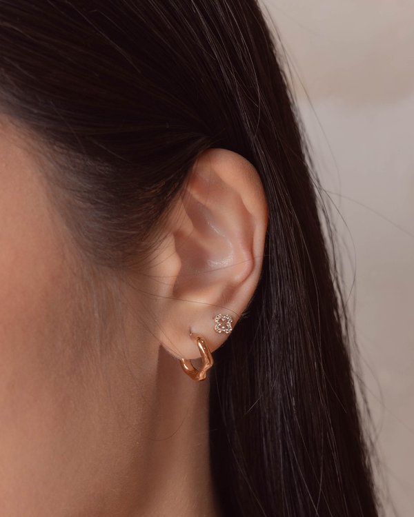 Ariah Earrings in Rose Gold