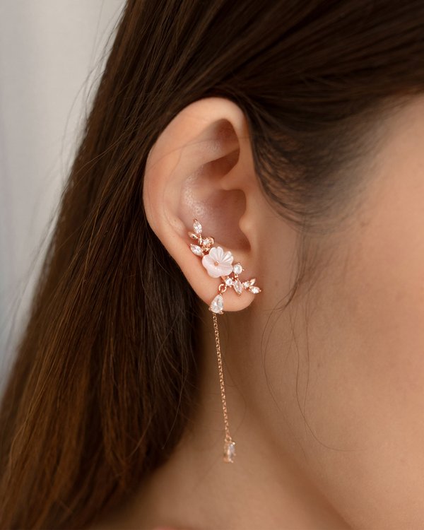 Cynthia Earrings in Rose Gold