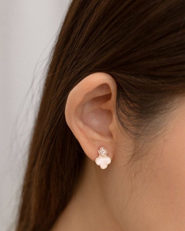 Arwen Earrings in Rose Gold