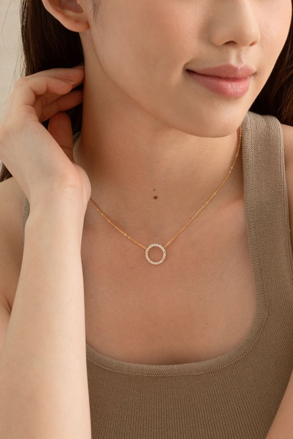 Gabriella Necklace in Gold